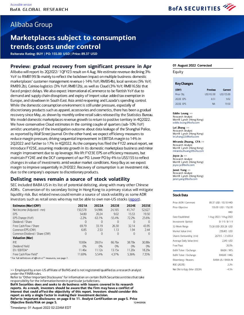 Alibaba Group Marketplaces subject to consumption trends; costs under controlAlibaba Group Marketplaces subject to consumption trends; costs under control_1.png